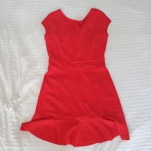 red loft dress